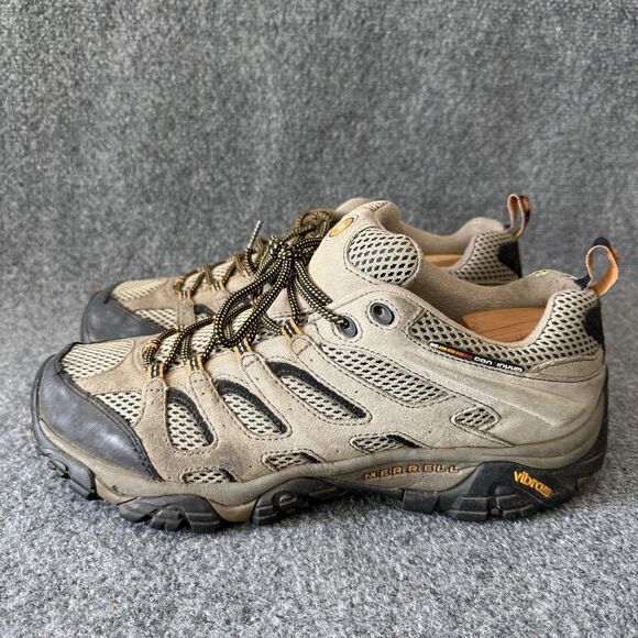Merrell Continuum Men\'s Trail Hiking Shoes Walnut Brown Lace-Up Low Top Size 12 main image 2